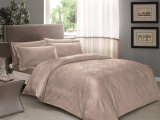Set lenjerie de pat Jakar, "Daria", p/u 2 pers, 200x220 cm, bej, 6 piese