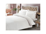 PREMIUM BASIC "STRIPE" set lenjerie de pat king size , 220*240,  white, 6 pcs