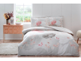 Set lenjerie de pat satin "Benito" p/u 2 pers., 200*220 cm, cream, 4 pcs