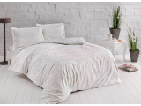 T- Set lenjerie de pat saten "Castillo",p/u 1 pers., 160*220 cm, crem , 3 pcs.