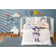 Set lenjerie de pat bebeluș "Mickey Mouse Cool Baby", 100x150 cm, 4 pcs