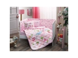 BEBEK "Princess" Set lenjerie de pat p/u copii,  1 pers., 6 pcs