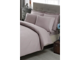 PREMIUM BASIC "STRIPE", Set lenjerie de pat p/u 2 pers, 200x220, lila, 6 pcs