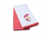 Set prosoape pu bucatarie"Red chick" ,40*70cm, 2 pcs