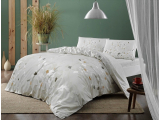 Set lenjerie de pat Ranforce "Adena" p/u 1 pers, 160x220 cm, bej, 3 pcs