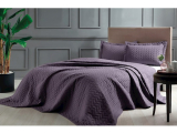 Set Cuvertura + 2 cosuri  de perna "Glory",  260*250 cm, Bordo, 3 pcs.