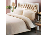 PREMIUM BASIC STRIPE Set lenjerie de pat KING SIZE, 220*240, Crem, 6 pcs , 1 cm