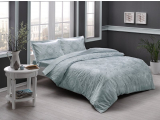 Set lenjerie de pat family ”Lucca” p/u 2 pers, 2 x 230x260 cm, mint, 5 pcs