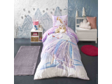 Set lenjerie pt adolescenti "Frozen Breezy", 160x220 cm, 3 piese