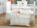 T-BEBEK "Disney Winnie", Set lenjerie de pat 1 pers, 100*150, 4pcs
