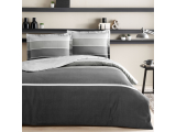 Set lenjerie de pat satin "Hazel", p/u 2 pers, 200x220 cm, gri, 4 pcs
