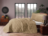 Set Cuvertura + 2 cosuri  de perna "Marissa",  260*250 cm, cappucino, 3 pcs.