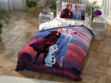 Set lenjerie pt adolescenti Ranforce "FROZEN II Autumn" , 160*220 cm, 3 piese