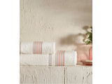  Prosop "Border" cotton, 50*90 cm, crem, 1 buc